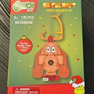 Brickcraft Grinch Max The Dog Brick Building Kit (135 Piece Set)